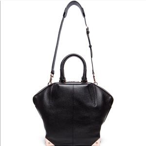 Alexander Wang Emilie Large Leather Tote Black